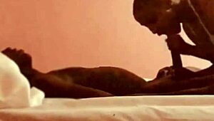 Dzaddylongstrokes pounds sexy ebony milf's throat deep with massive black cock preview