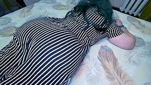 Watch this homemade clip of my big-ass milf taking rough anal and slurping cock
