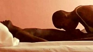 Dzaddylongstrokes pounds sexy ebony milf's throat deep with massive black cock preview