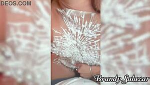 Sexy latina Brandy Salazar roughly fucked creampied in homemade pov sex tapes