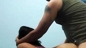 Petite cutie girlfriend loves cock deep inside her tight ass