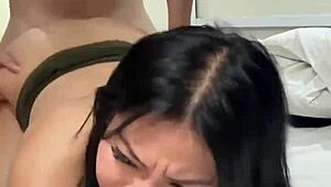 mexicana infiel sneaks off to motel with her boss for secret pounding