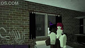 ROBLOX BBC MONSTER COCK EXPLODES IN NEW YEAR'S FUCK FEST