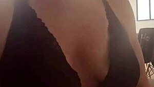 Check out this sexy 48-year-old milf in lingerie stripping and teasing in homemade compilation