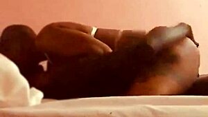 Dzaddylongstrokes pounds sexy ebony milf's throat deep with massive black cock preview