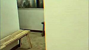 Boss husband unloads thick cum facial in office review!