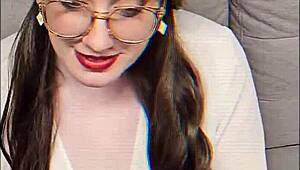 Boss husband unloads thick cum facial in office review!