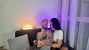 Podcast Interview Turns into Curvy Latina Cowgirl Ride