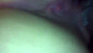 Roommate sneaks in for a quick creampie hookup
