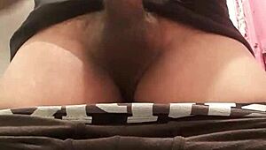 Thick Peruvian cock jerks off ready to burst with hot cum at 21