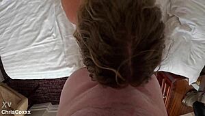 wanna see this curly british babe deepthroat monster cock then take facial cum??