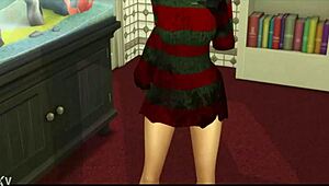 WATCH female freddy krueger milf drag teen to nightmare anal street sex