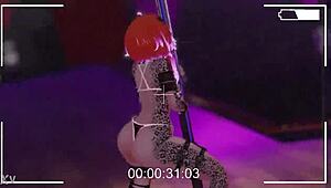 Vrchat Solo Pole Dancing Montage Captures Fluid Twists And Turns