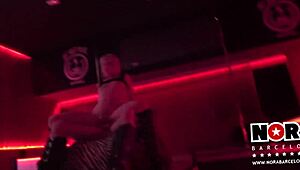 Nora Barcelona and Ratpenat fuck live in palace damn!