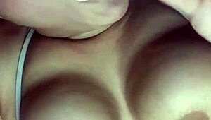 omg this cock hungry slut drools on dildo while her big juicy natural tits and huge nipples jiggle slow mo 🍆💦😩
