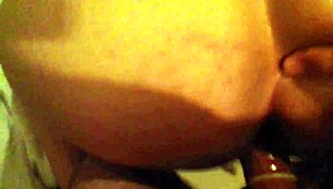 cheating asian wife bends over with her fat ass dripping wet