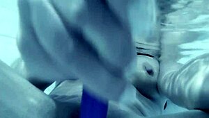 Brunette Latina Squirts Hard in Jacuzzi Fingering Masturbation Toys Vibrator Pool Bath Voyeur Softcore