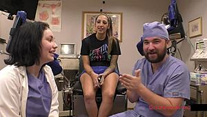 stefania mafras gets intimate during yearly physical checkup