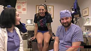 stefania mafras gets intimate during yearly physical checkup