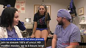 stefania mafras gets intimate during yearly physical checkup