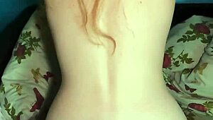 young shaved redhead teen cums hard multiple times from boyfriend's deep pov pounding