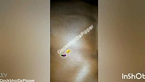 BIG BLACK COCK POUNDS SEXY SEE-THROUGH SLUT!