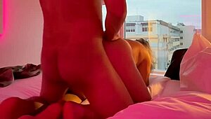 Stepmother strips naked waiting for intense break-in pounding filling her tight pussy with hot cum