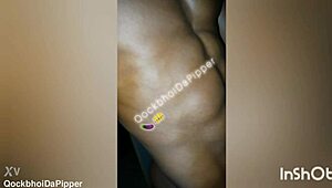 BIG BLACK COCK POUNDS SEXY SEE-THROUGH SLUT!