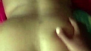Chubby queen bent over and smashed deep doggystyle in homemade garage fuck
