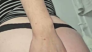 Real blonde milf neighbor strips tits for lucky tinder date then clothes ripped off?