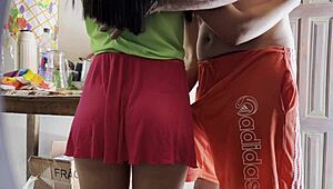 Ever wonder if that skirt maid's handjob could knock her up while we kiss and drip cum everywhere?