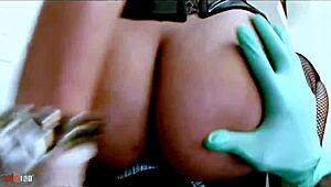 Curvy ebony sluts jazmine cashmere sydnee capri deepthroat wesley pipes bbc then take wild anal threesome pounding