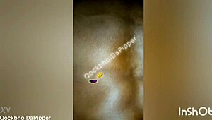 BIG BLACK COCK POUNDS SEXY SEE-THROUGH SLUT!