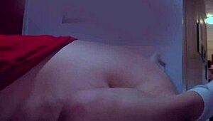 chubby neighbor with fat belly and small tits rides me in doggystyle frenzy