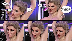 the new secretary arrives dressed to tease in office