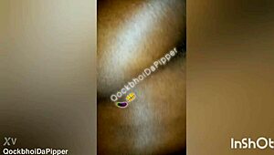 BIG BLACK COCK POUNDS SEXY SEE-THROUGH SLUT!
