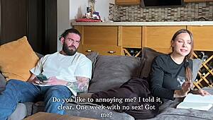 Jealous wife aroused by ai bot takes thick cum on ass