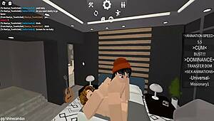 Riding That Cute Roblox Bitch Cowgirl Style