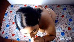 Will This Chubby Latina Mommy Slobber Deep on Monster Cock for Facial Cumshot?