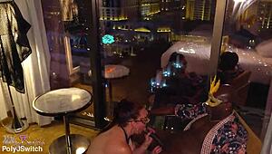 my hotwife milf meets this bbc bull in sincity for deepthroat and squirting cuckold fun