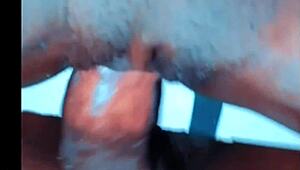 Horny Ebony Milf Moon Squirts Juicy Pussy Riding Big Black Cock In Shower