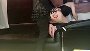 the curvy latina milf with huge natural tits gets her big ass pounded in every spot around the house