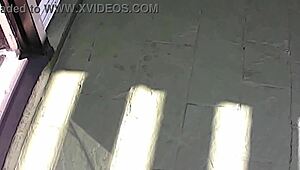 the curvy latina milf with huge natural tits gets her big ass pounded in every spot around the house