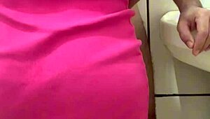oh man fucking the hot latina maid in bathroom while wife shops... her small waist bounces so good 😈💦
