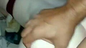 White stepdaughter's tight pink pussy gets bbc fucked doggy style at the motel.