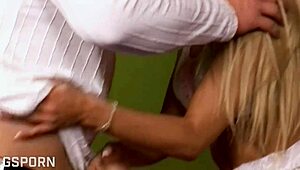 Hot Footjob Fuck Sexy Blonde Milf On Pool Table!
