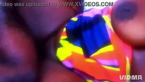 Big Black Cock Pounds Fat Ebony Bitch Hard
