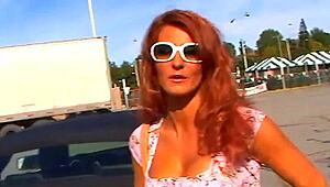 Samantha lucci rides passionately in cowgirl position
