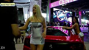 upskirt view of russian girl in skirt
