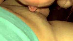 blonde teen deepthroats dick in the woods